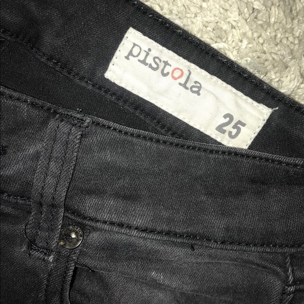 Black ripped jeans